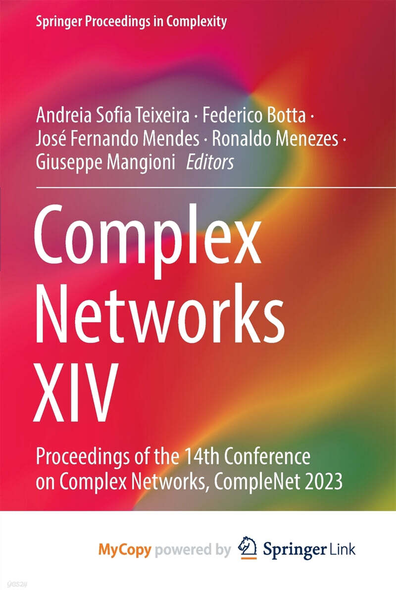 Complex Networks XIV