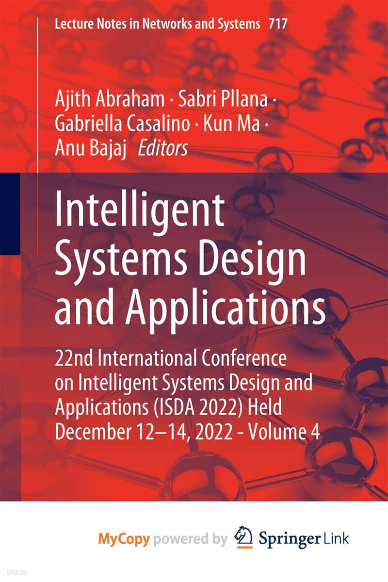 Intelligent Systems Design and Applications - 예스24