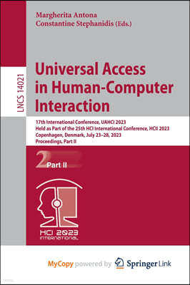 Universal Access in Human-Computer Interaction