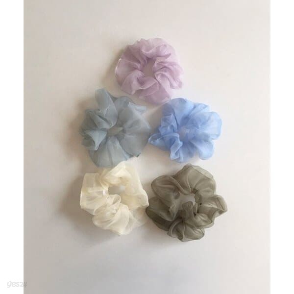 summer color scrunchie