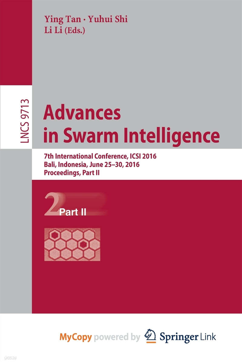 Advances in Swarm Intelligence - 예스24