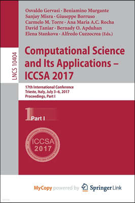 Computational Science and Its Applications - ICCSA 2017