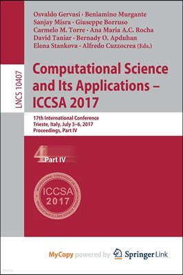 Computational Science and Its Applications - ICCSA 2017