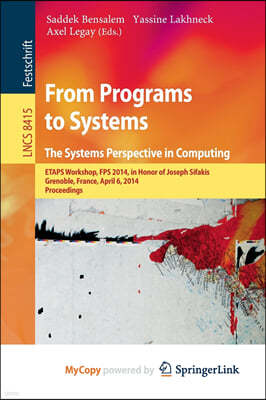 From Programs to Systems - The Systems Perspective in Computing