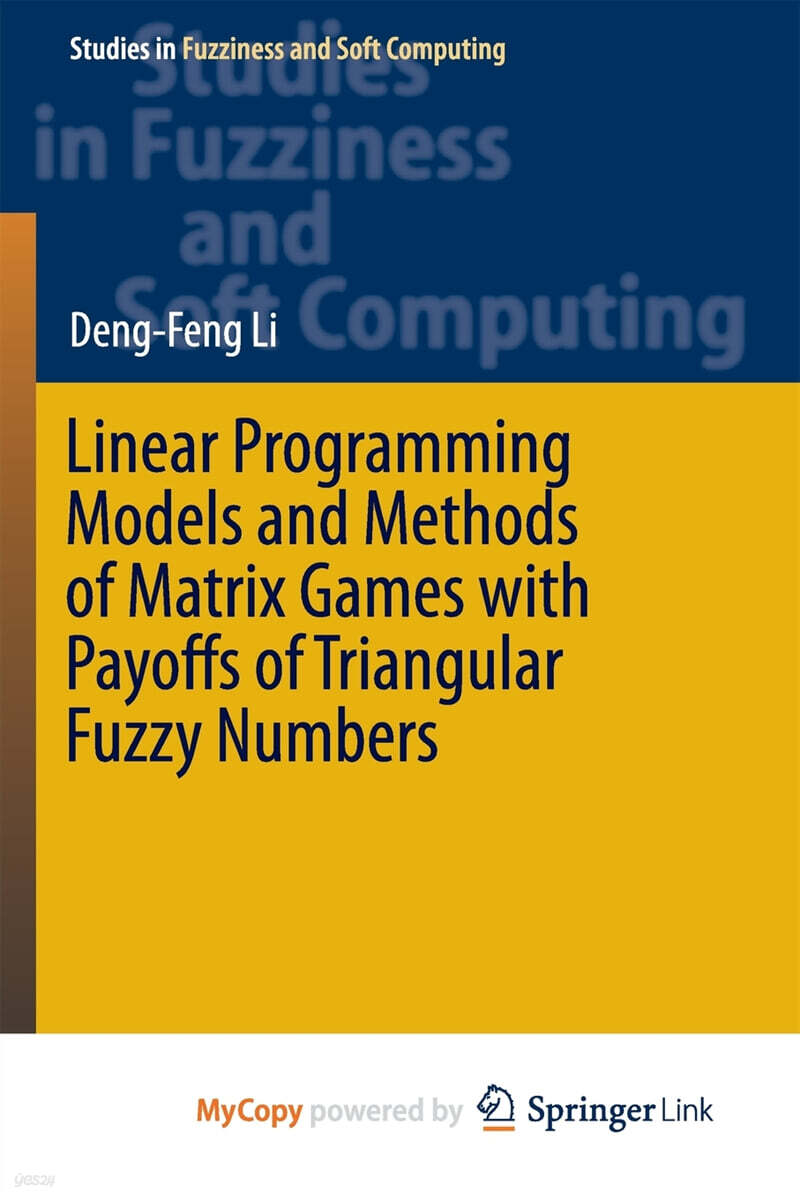 Linear Programming Models and Methods of Matrix Games with Payoffs of Triangular Fuzzy Numbers