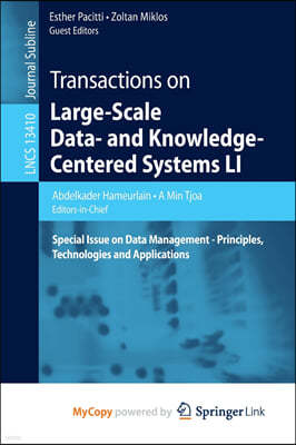 Transactions on Large-Scale Data- and Knowledge-Centered Systems LI