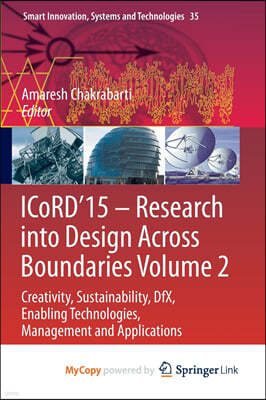 ICoRD'15 - Research into Design Across Boundaries Volume 2