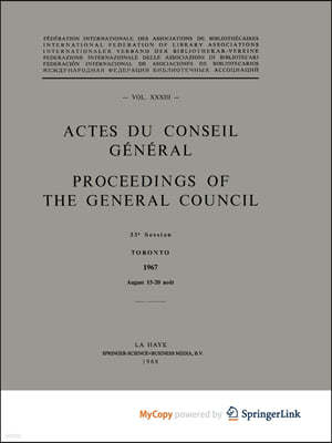 Actes du Conseil General / Proceedings of the General Council