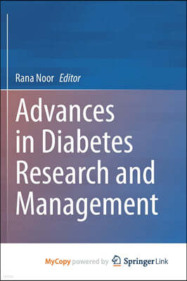 Advances in Diabetes Research and Management
