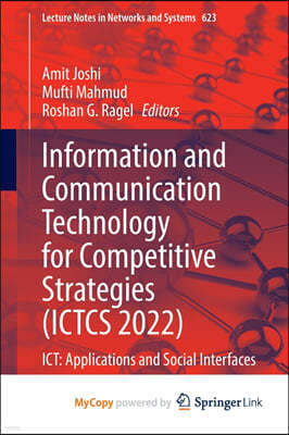 Information and Communication Technology for Competitive Strategies (ICTCS 2022)