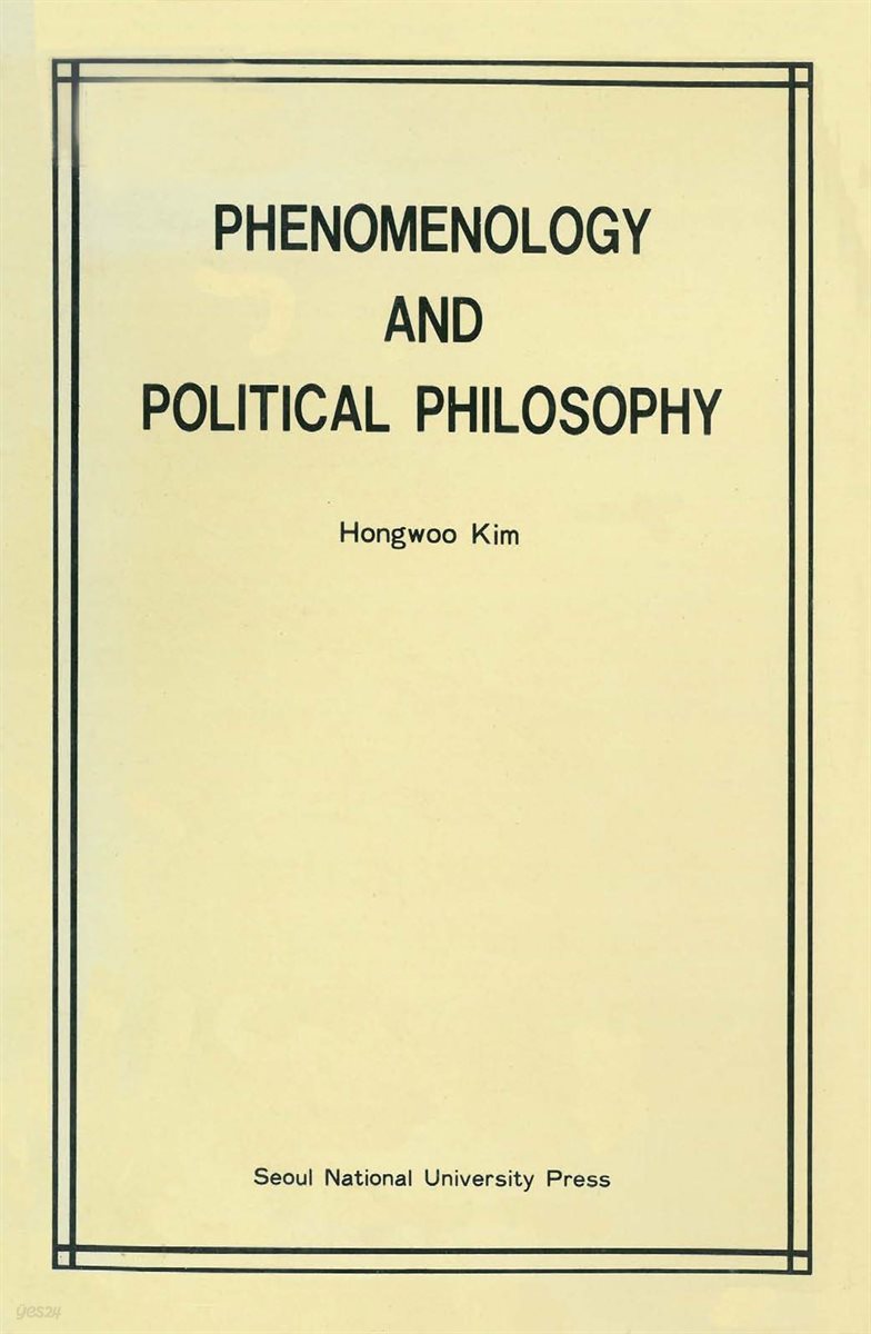 Phenomenology and Political Philosophy