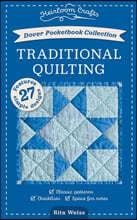 Dover Pocketbook Collection: Traditional Quilting: Classic Patterns, Checklist, Space for Notes