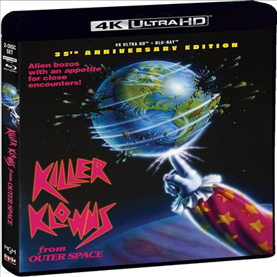 Killer Klowns From Outer Space (35th Anniversary Edition) (ܰ ߿) (1988)(ѱ۹ڸ)(4K Ultra HD + Blu-ray)