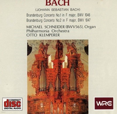 미하엘 슈나이더,오토 클렘페러 - Michael Schneidr,Otto Klemperer - Bach Brandenbugr Concerto No.1,2 [일본발매]