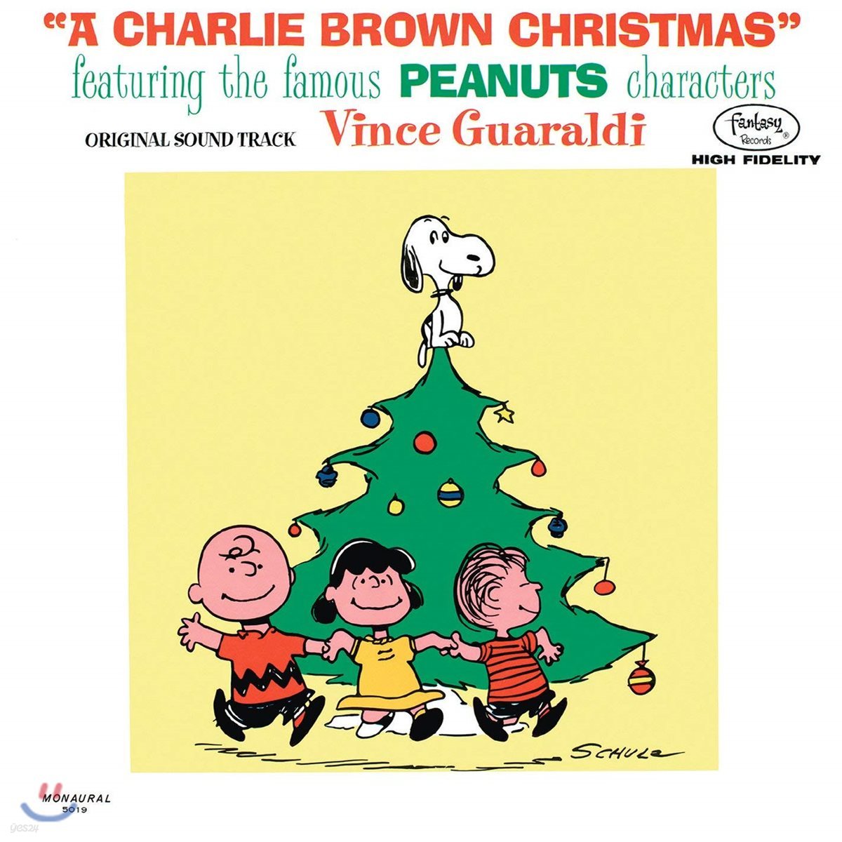 Vince Guaraldi Trio 찰리 브라운 크리스마스 음악 (A Charlie Brown Christmas) [보너스 트랙 4곡 포함한 16곡 수록][미개봉]