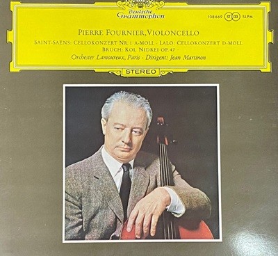 [LP] 피에르 푸르니에 - Pierre Fournier - Saint-Saens,Lalo,Bruch Cellokonzer Kol Nidrei LP [성음-라이센스반]