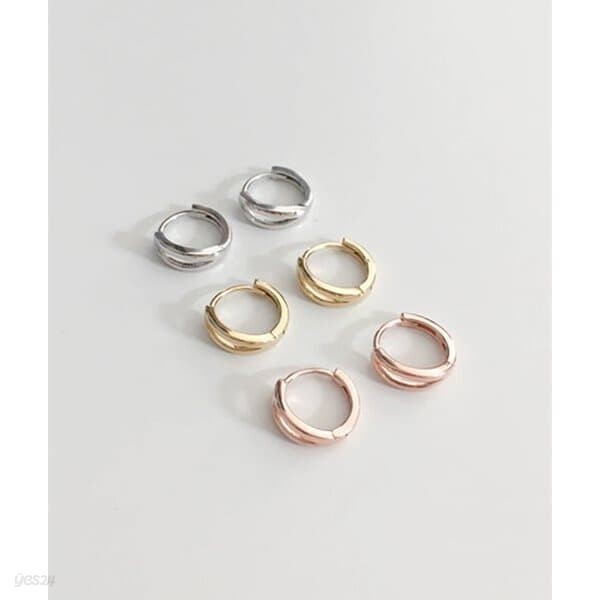(silver925) dip onetouch earring