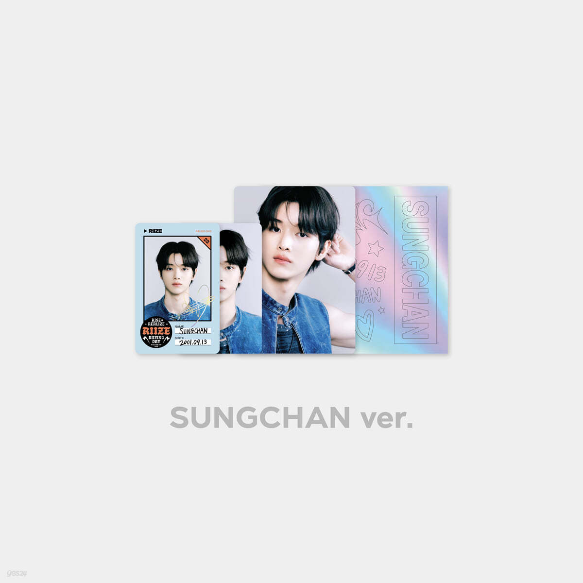 [2024 RIIZE FANCON ‘RIIZING DAY’] ID CARD + DECO STICKER SET [성찬 ver.]