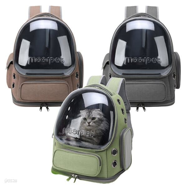 강아지 고양이 반려동물 고급 우주선 가방 투명창 이동가방