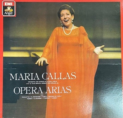 [LP] 마리아 칼라스 - Maria Callas - Opera Arias LP [오아시스-라이센스반]