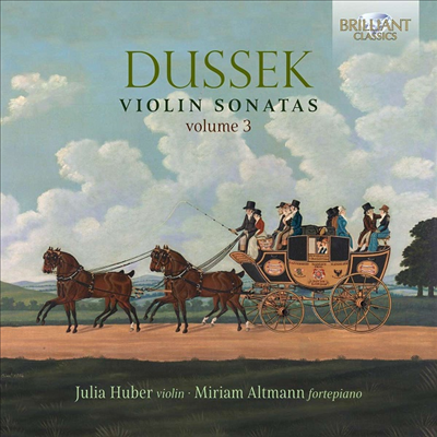 μũ: ̿ø ҳŸ 3 (Dussek: Violin Sonatas Vol.3)(CD) - Julia Huber-Warzecha
