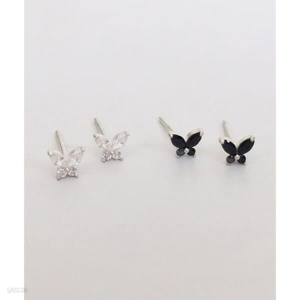 (silver925) sparkle fly earring