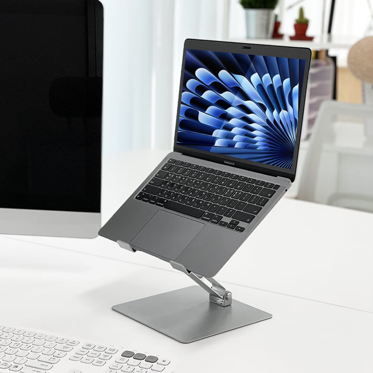모락 시뮬러 알루미늄 메탈 접이식 노트북 맥북 거치대S