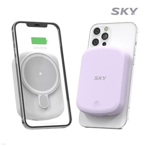 스카이 필 맥세이프 고속충전 보조배터리 10000mAh+파우치 WX1MAG 37Wh 기내반입