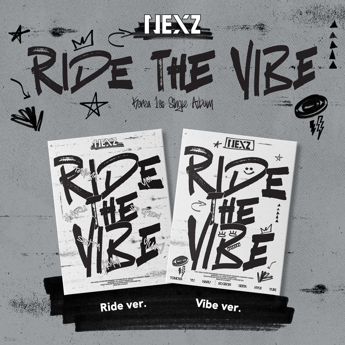 NEXZ (넥스지) - Ride the Vibe [2종 중 1종 랜덤발송]