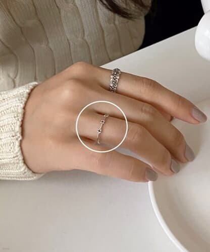 (silver925) thread ring