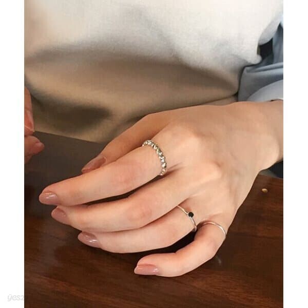 (silver925) bold heart ring