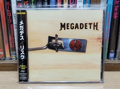 (일본반 / 초판 한정 로고 스티커 포함) Megadeth - Risk