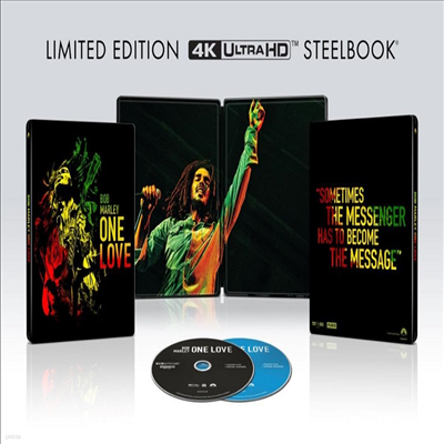 Bob Marley: One Love ( :  ) (2024)(Steelbook)(ѱ۹ڸ)(4K Ultra HD + Blu-ray)