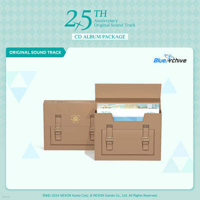  ī̺ 2.5ֳ  OST CD ٹ Ű (BLUE ARCHIVE 2.5th ANNIVERSARY OST - CD ALBUM PACKAGE)
