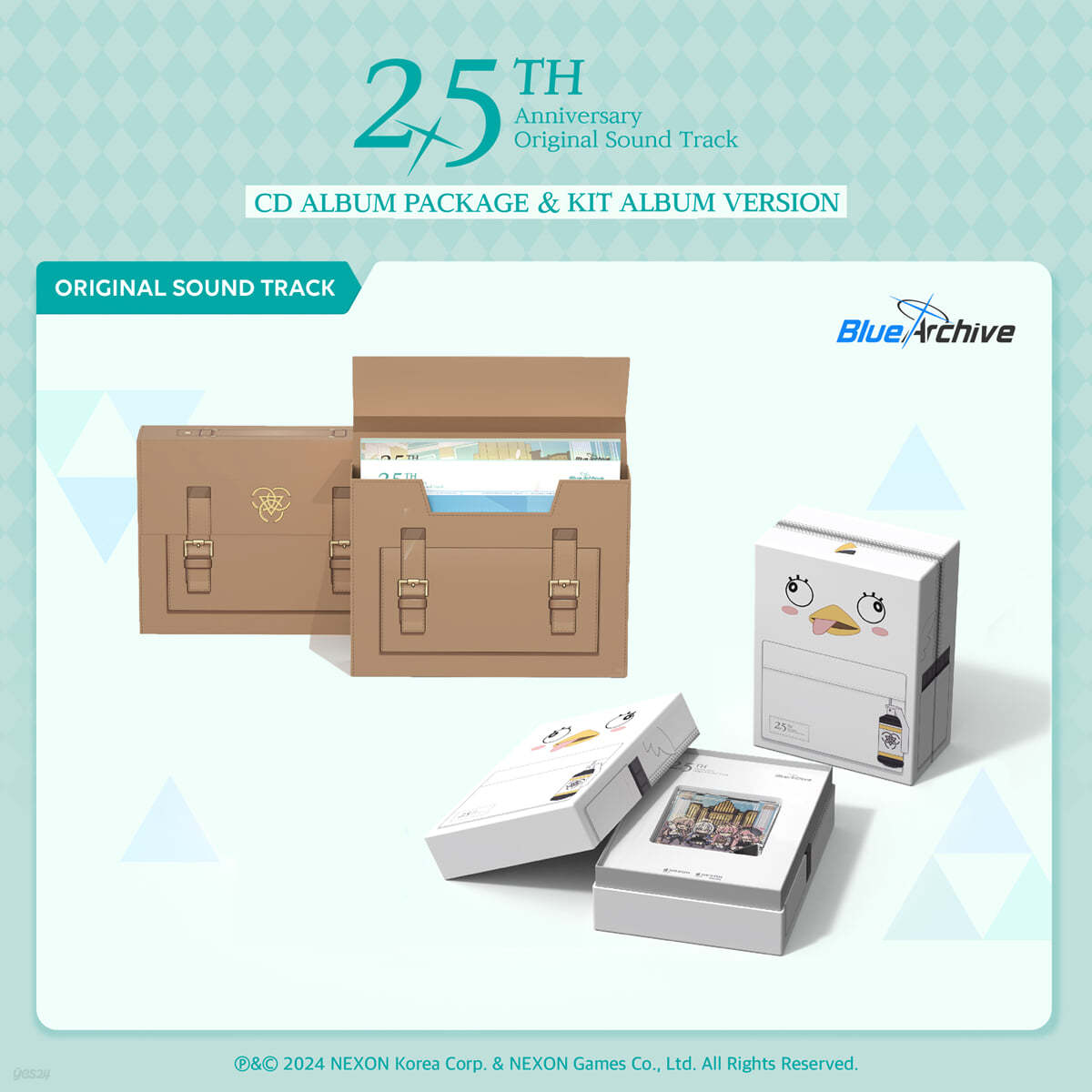 블루 아카이브 2.5주년 기념 OST CD + KIT 앨범 패키지 (BLUE ARCHIVE 2.5th ANNIVERSARY OST - CD + KIT ALBUM PACKAGE)