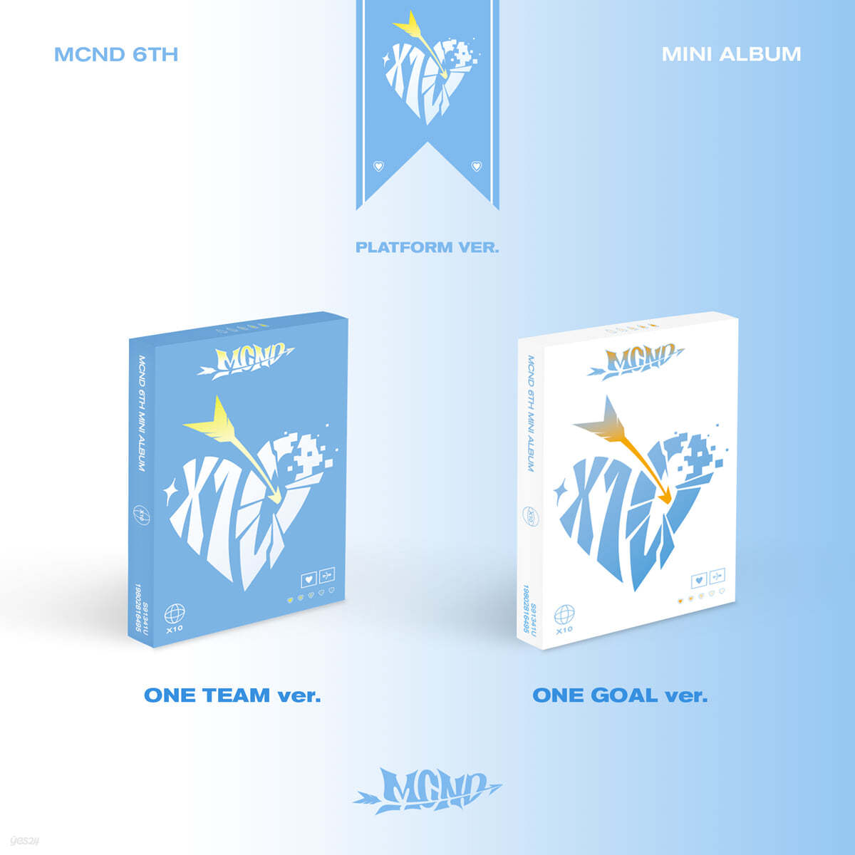 MCND - 미니앨범 6집 : X10 [ONE GOAL ver.][Platform Ver.]