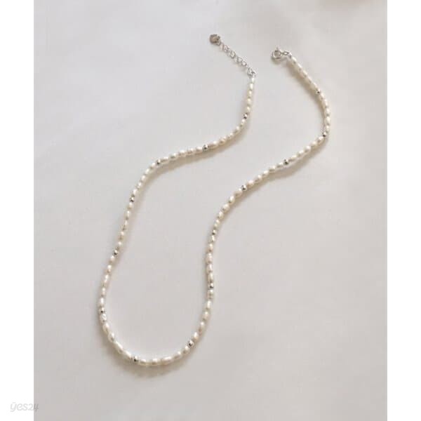 (silver925) part ball necklace