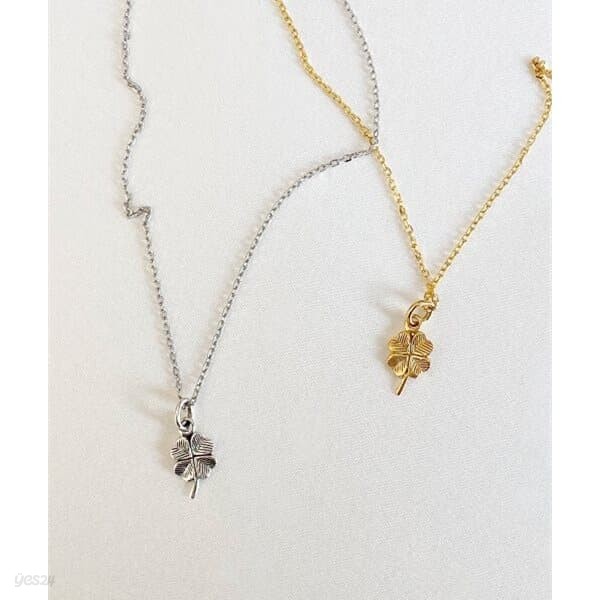 (silver925) four leaf clover necklace