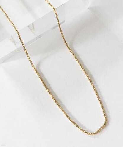(silver925) knit necklace