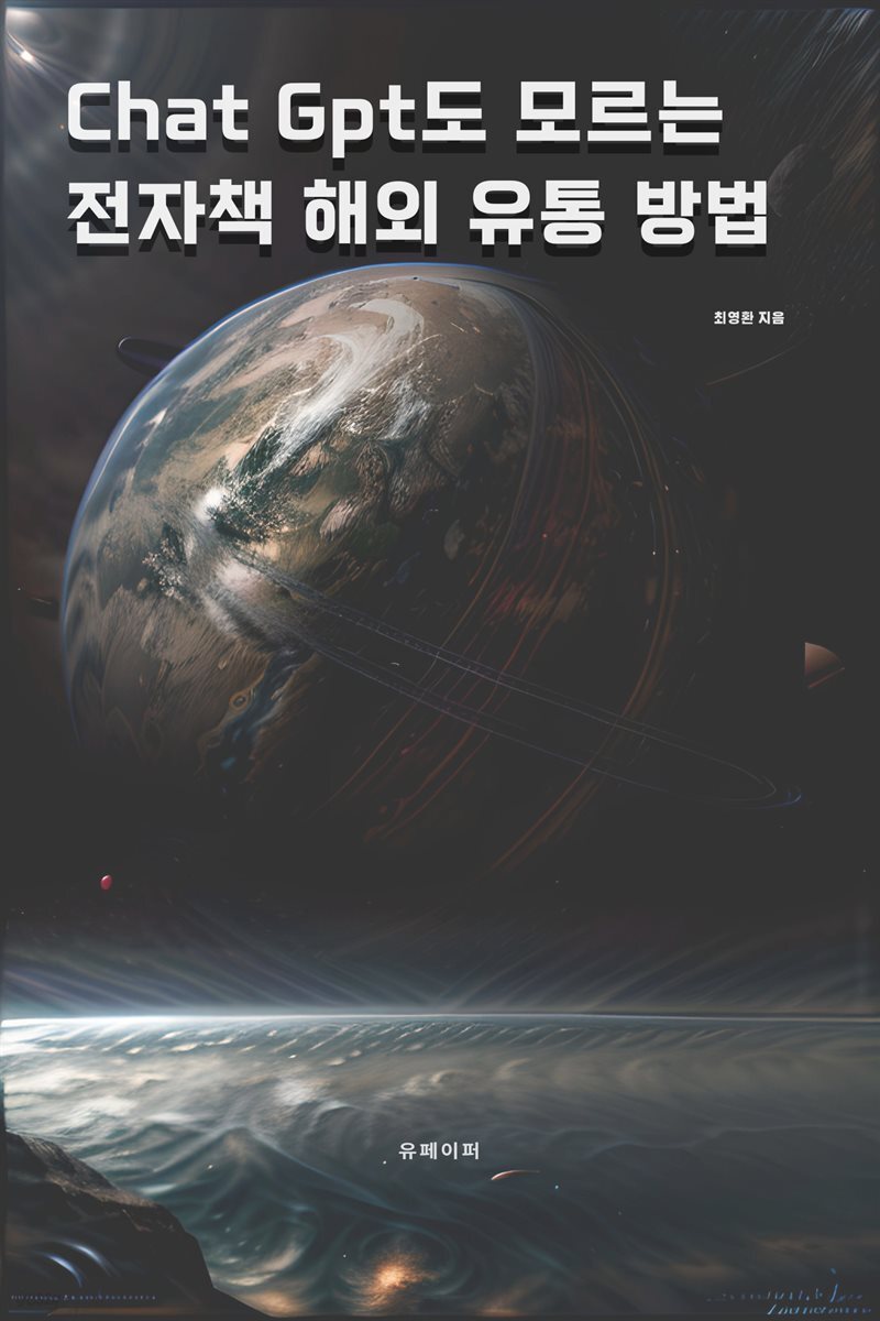 Chat Gpt도 모르는 전자책 해외 유통 방법