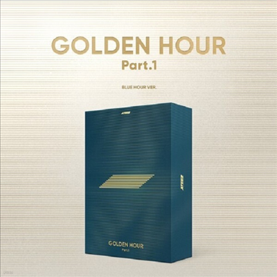 Ƽ (Ateez) - Golden Hour : Part.1 (Blue Hour Version)(̱  ī )(̱ݿ)(CD)