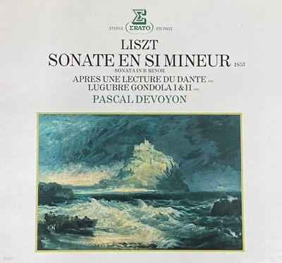 [LP] ĽĮ ̿ - Pascal Devoyon - Liszt Sonate En Si Mineur, Apres Une Lecture Du Dante LP []