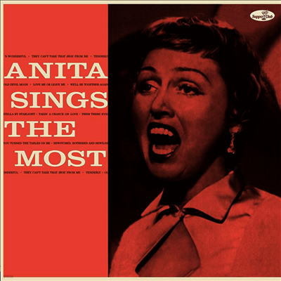 Anita O'day — Anita Sings The Most (Feat. Oscar Peterson) (+3 Bonus Tracks) 앨범 커버