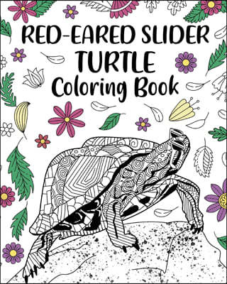 Red-Eared Slider Turtle Coloring Book