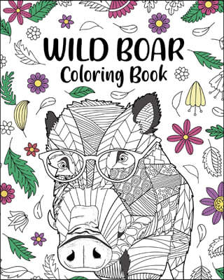 Wild Boar Coloring Book