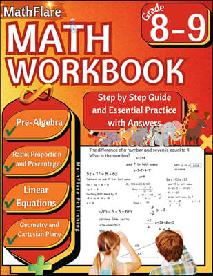 MathFlare - Math Workbook 8th and 9th Grade