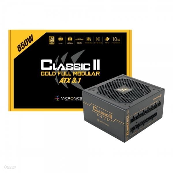 마이크로닉스 Classic II 850W 80PLUS GOLD 풀모듈러 ATX3.1