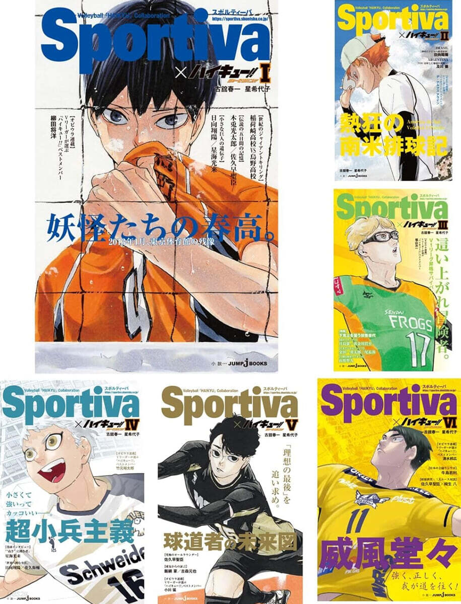 ハイキュ-!! ショ-セツバン!! Sportivaコラボオビ付き 1-13卷セット