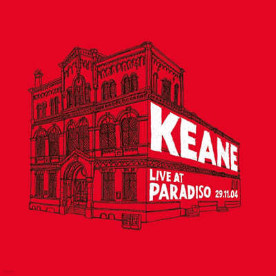Keane (킨) - Live At Paridiso 29.11.04  [레드 & 화이트 컬러 2LP]