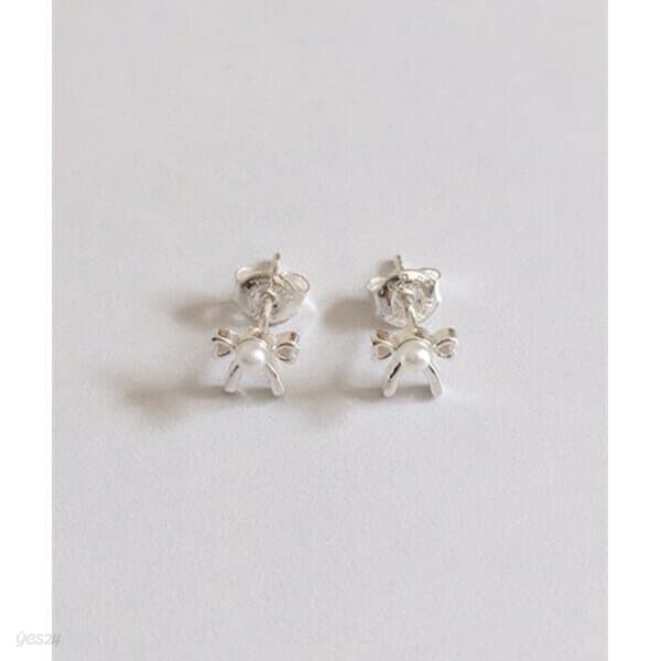 (silver925) lovely ribbon earring